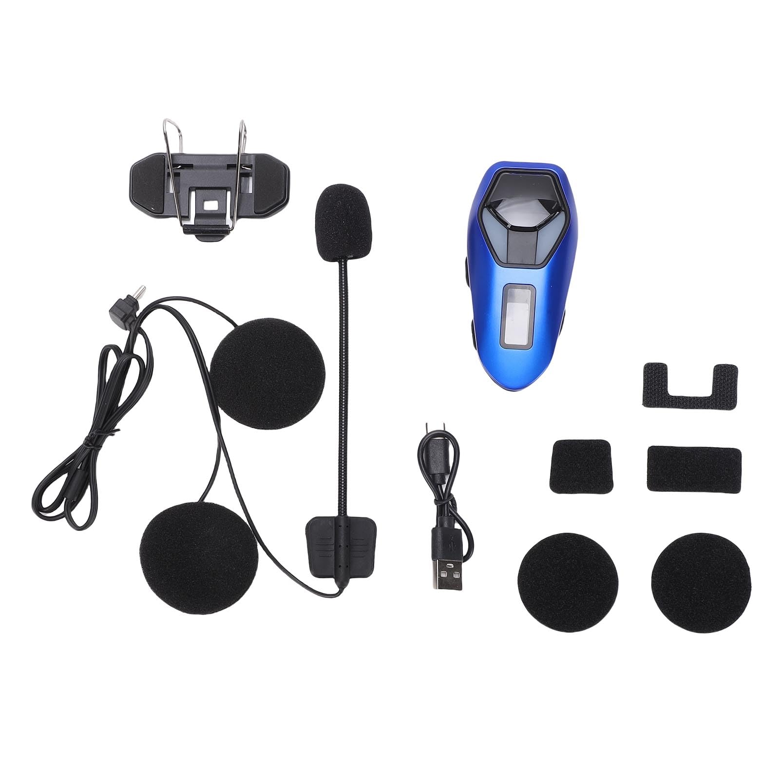 Casco Bluetooth con Musica Condivisa, Impermeabile IP65, per Moto