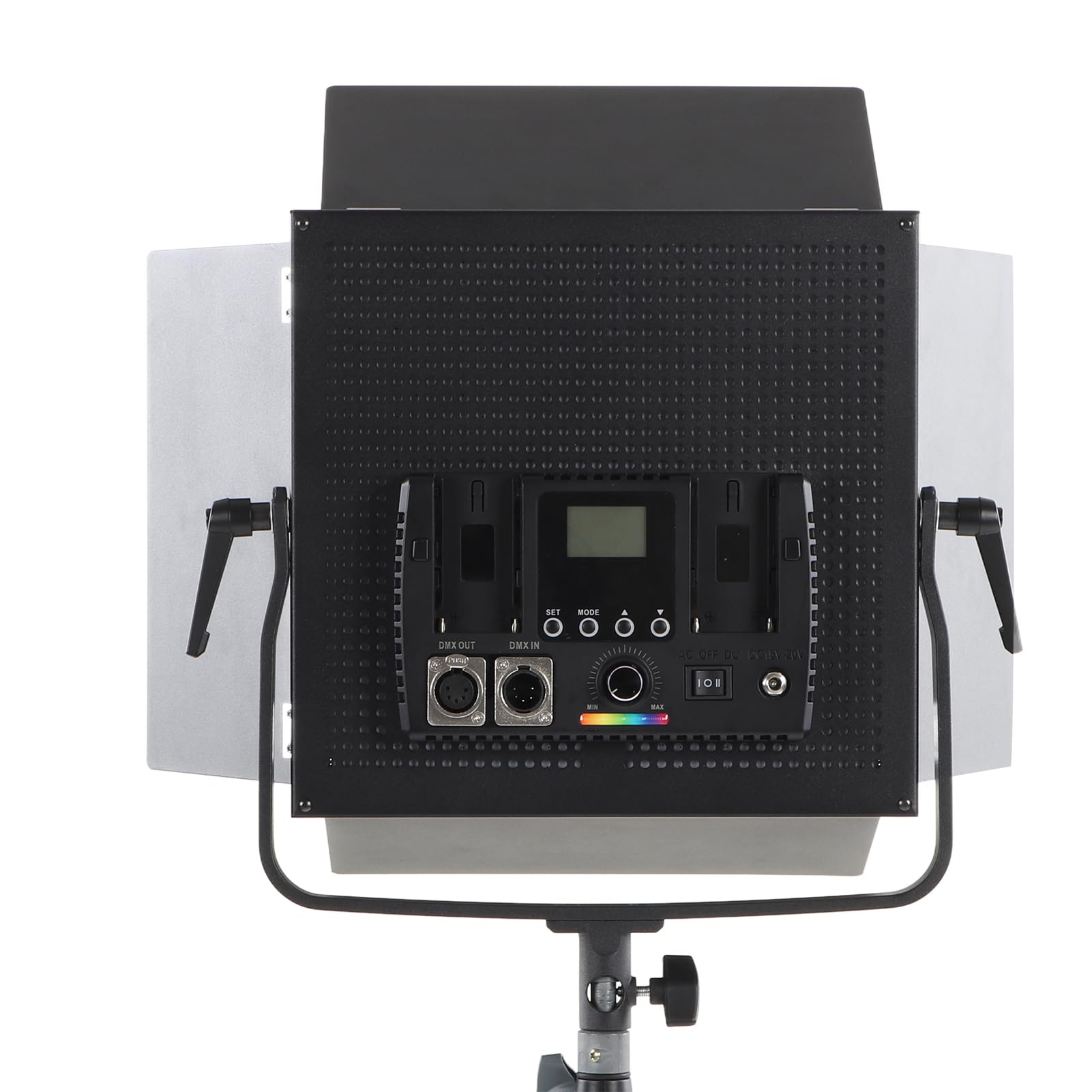 Luce Video LED RGB, Pannello Luce Video a Colori 60W 2700-10000K, CRI 97+ TLCI 97+ Illuminazione Video per Fotografia, Riprese Video, Trasmissione, ecc. (Spina UE)