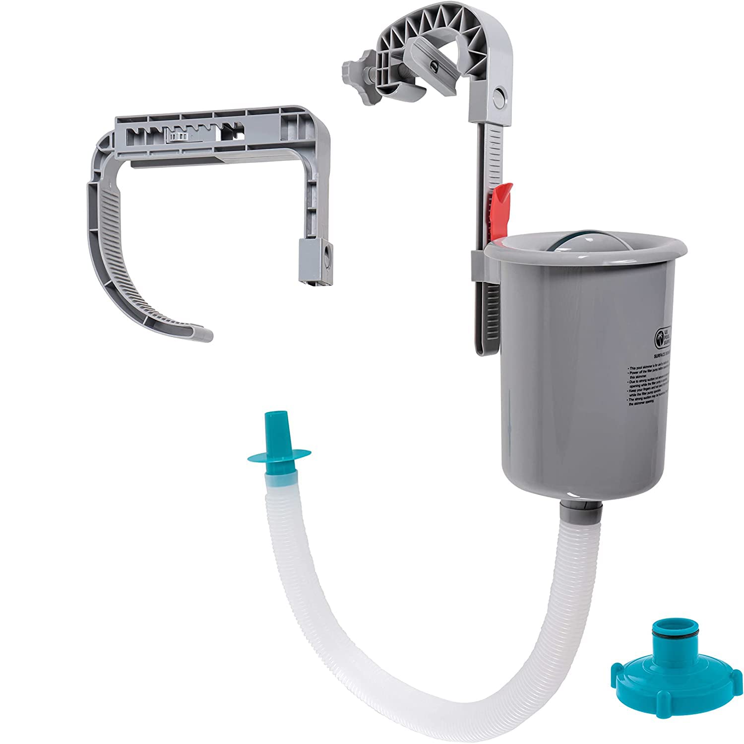 Hcosmy Pool Supply Premium Above Ground Pool Surface Skimmer, Wall Mount - Cleans Automatically, Deluxe Wall Mount Surface Skimmer - Suspension Skimmer