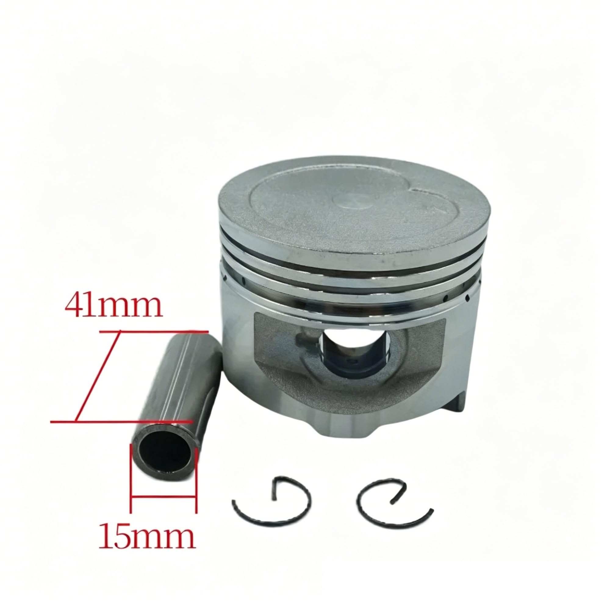 Fasce Elastiche Per SYM150 Per SYM 150cc Per SanYang Per Scooter 59mm Foro 15mm Polso Spille Montaggio Con Anelli Moto Pistone Kit Pistone