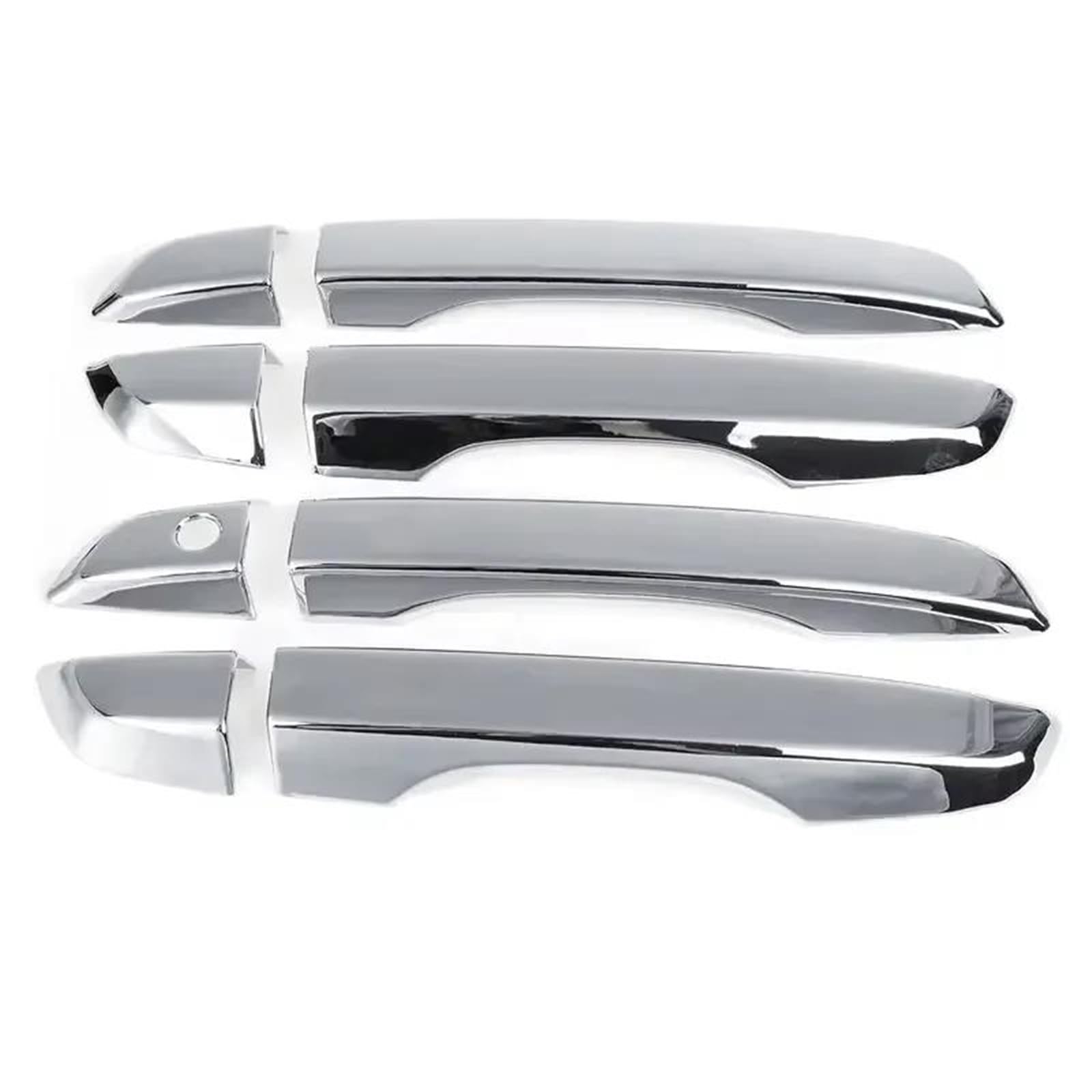 Zhqdrcy Lhd Silver 3 Door Open Handles For Civic For 10Th Gen 2016-2021 Lhd Car Door Handle Moulding Cover Trim