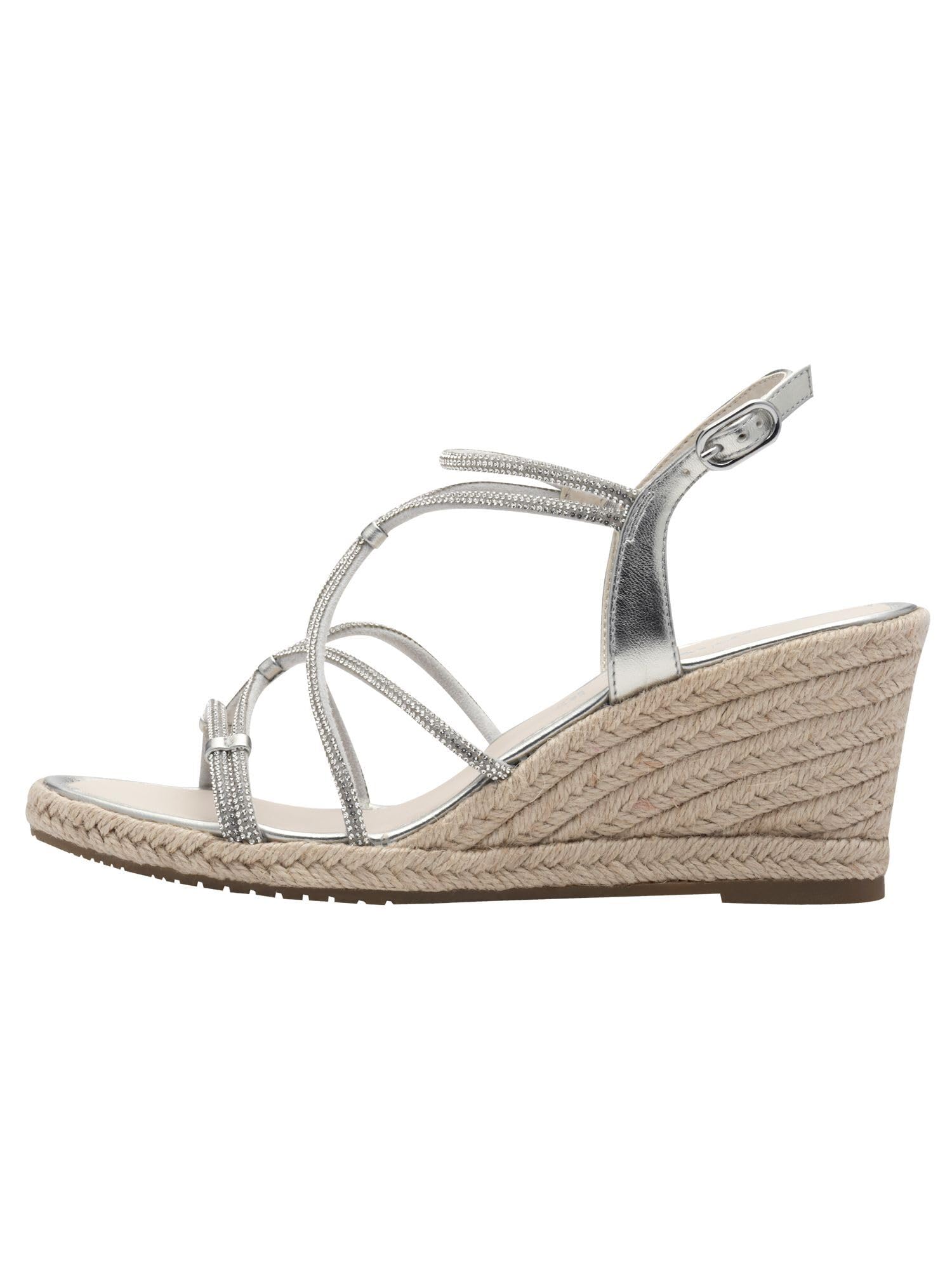 Tamaris Damen 1-28345-44, Sandali con Zeppa Donna