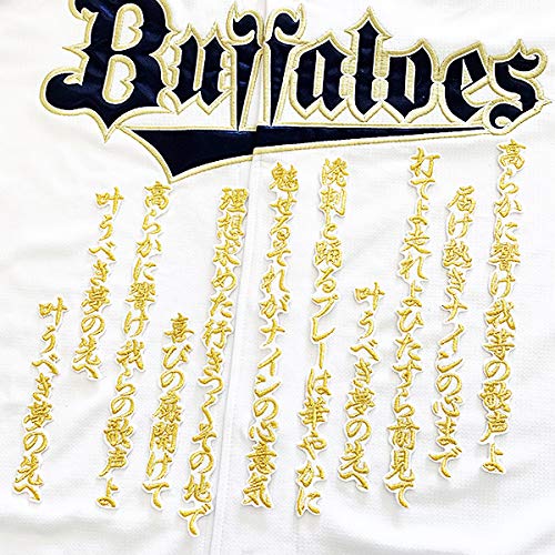 Amazon.co.jp: オリックス バファローズ 刺しゅうワッペン 讃丑歌 応援