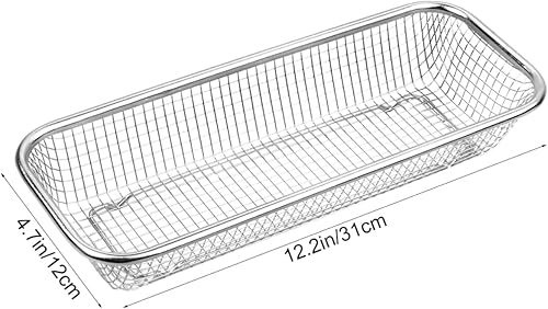 Miniatura 9 de 1 colador de malla de metal cesta de lavandería cesta de lavandería de metal cesta de frutas cesta de drenaje fregadero colador colador cesta de