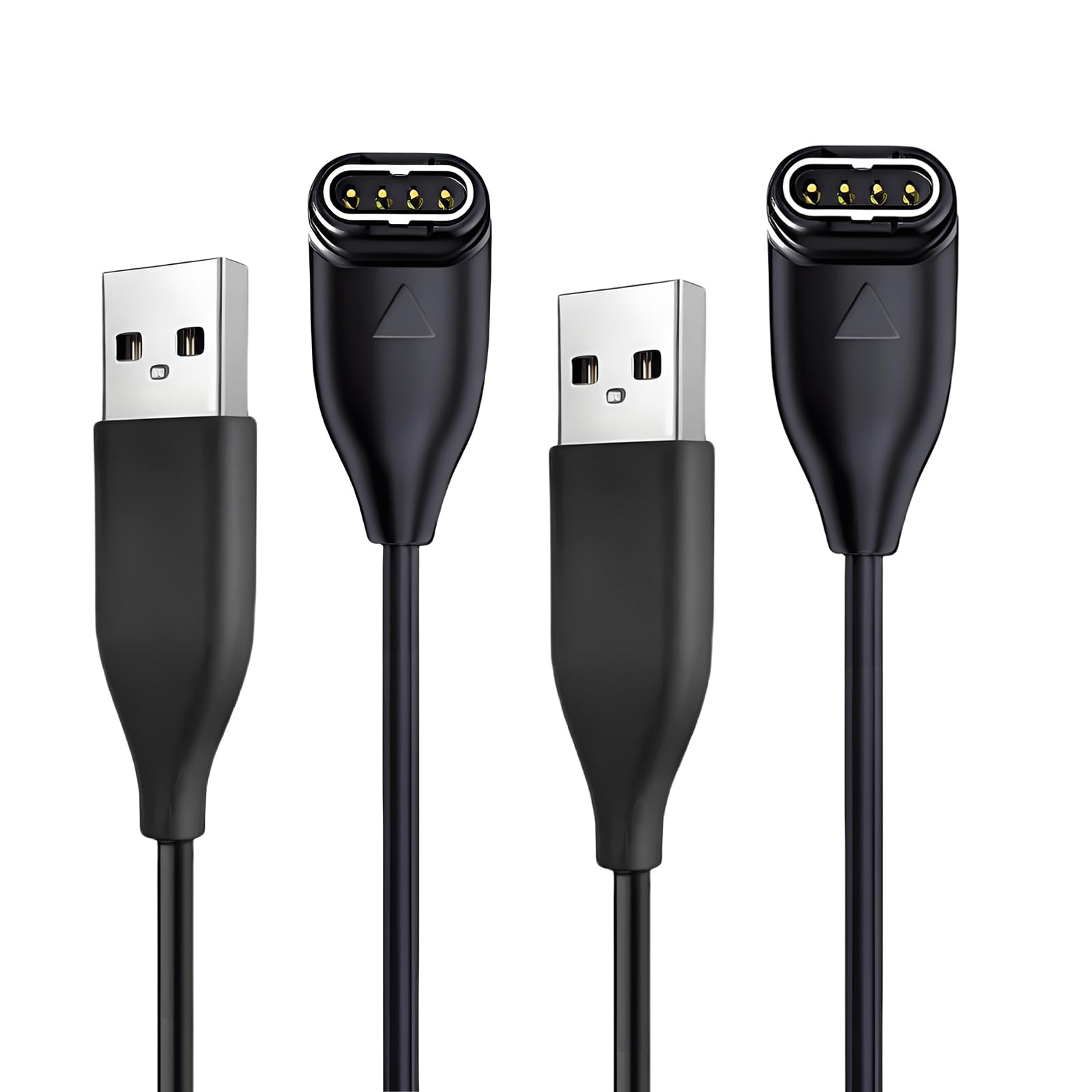 Garmin Watch Charger Cable Right Angle [2Pack,3.3ft] Compatible with Garmin Fenix 8 7 7S 7X 6 6S 6X 5 5S 5X Plus Pro,Forerunner 955 965 45 245,Instinct,Approach S62,Vivoactive 4 4S,Venu,Epix,Quatix