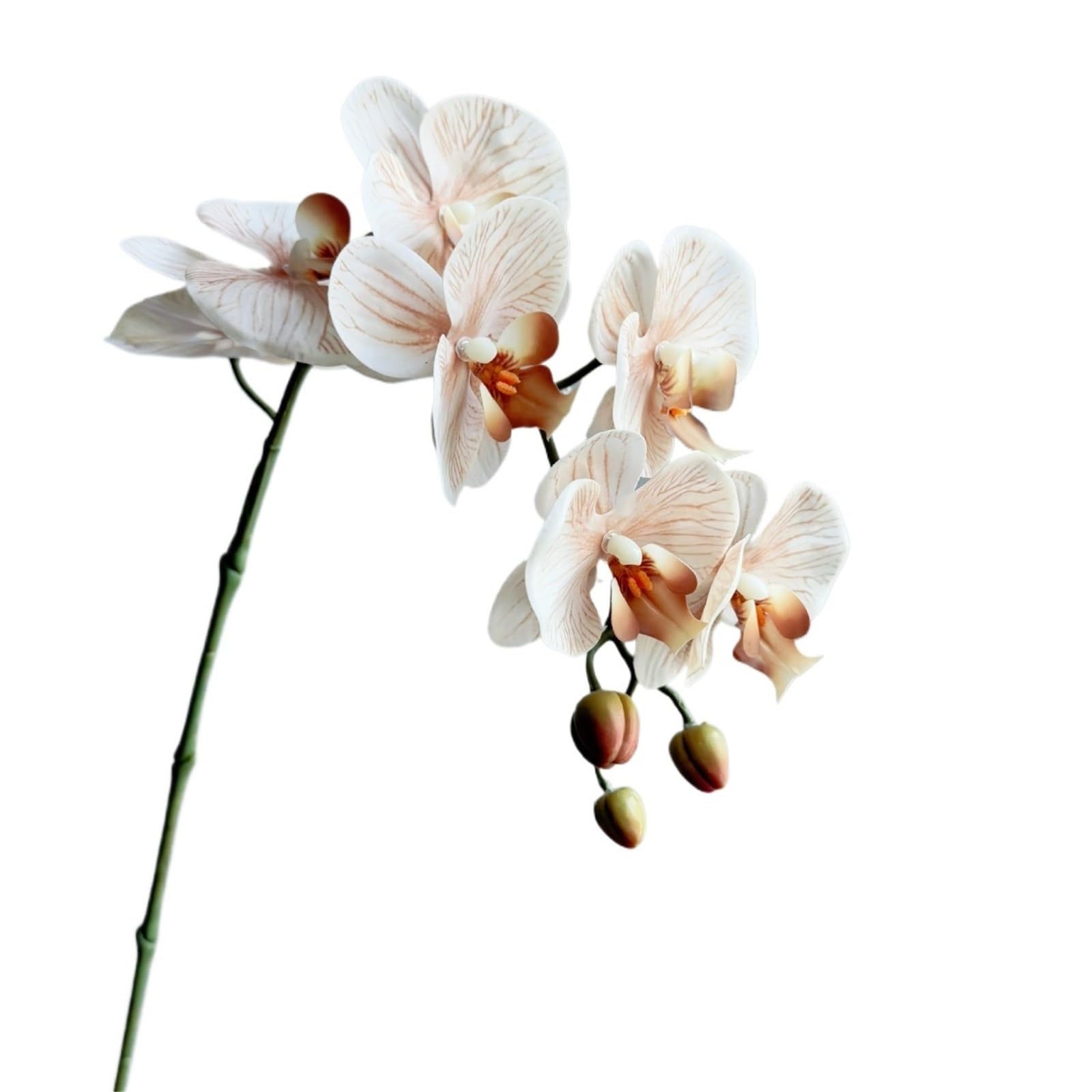 Artificial Orchid 4Pc Artificial 7Head Latex Butterfly Orchids Flowers