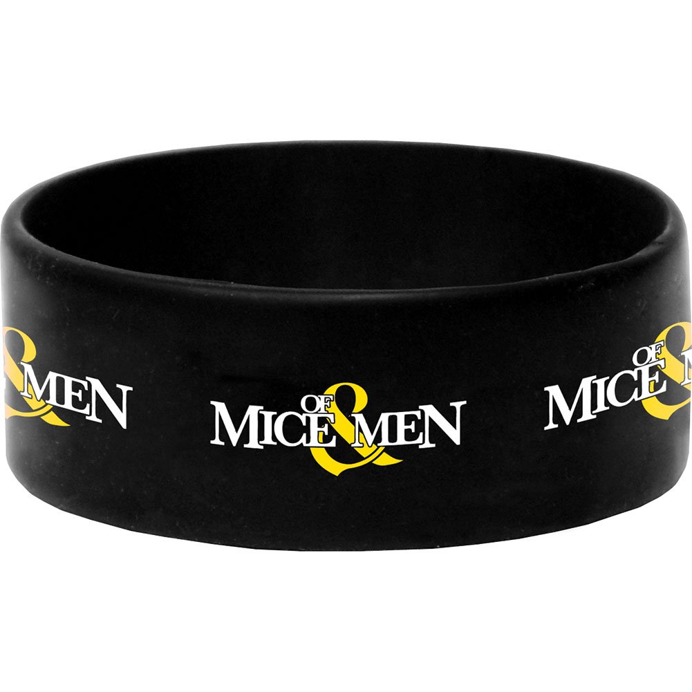 Of Mice And Men Unisex-adult's Logo Wristband - One Size, Multicoloured
