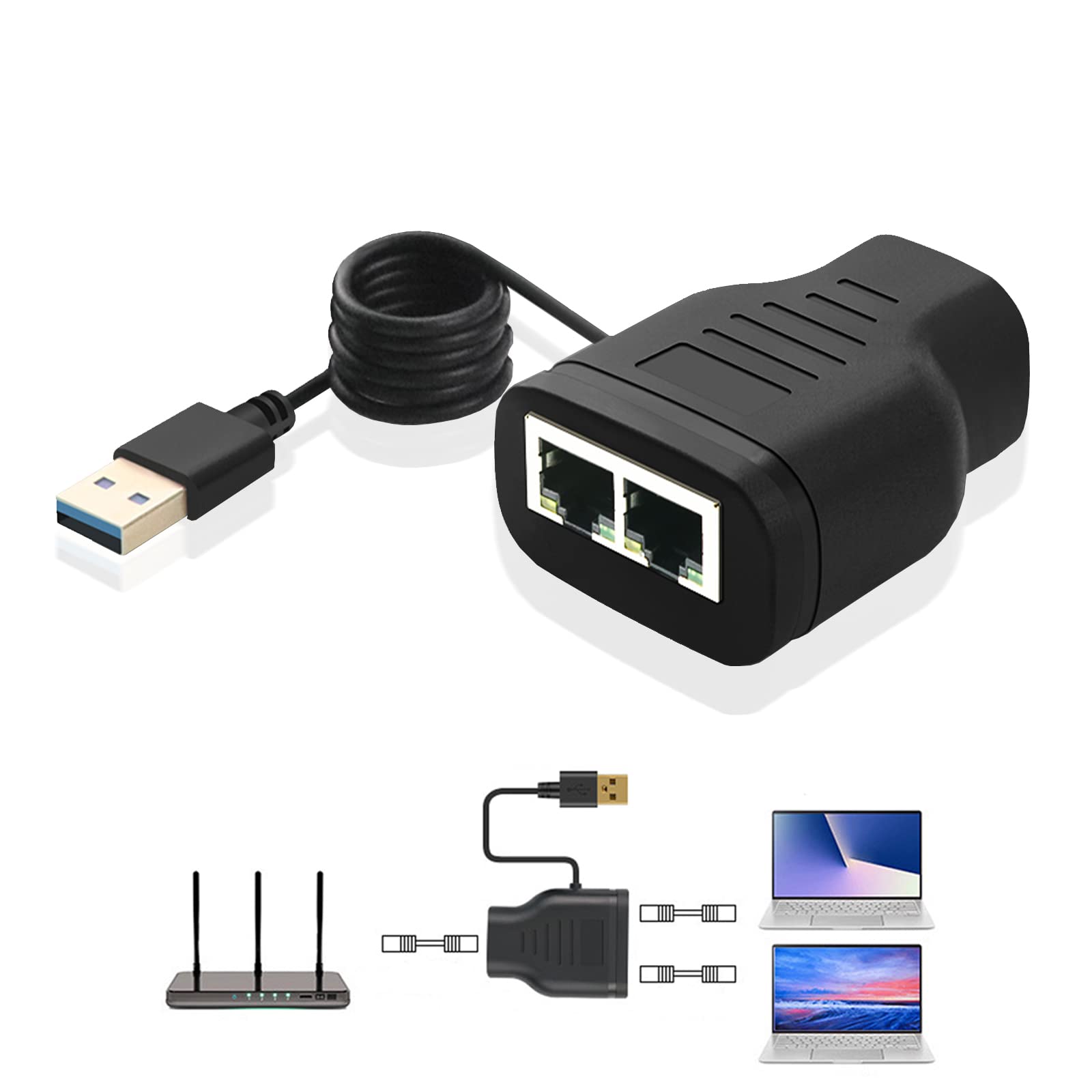 Buy Port Splitter, 1 to 2 High Speed Dual Splitter