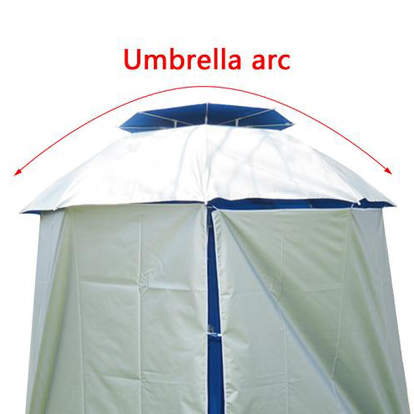 Tente de plage de pêche - refuge solaire étanche, couverture d' parapluie | Tissu de nuance de parasol à demi-ronde UV avec des enjeux moulues pour pique-nique extérieur Garden du lac Seaside Pat