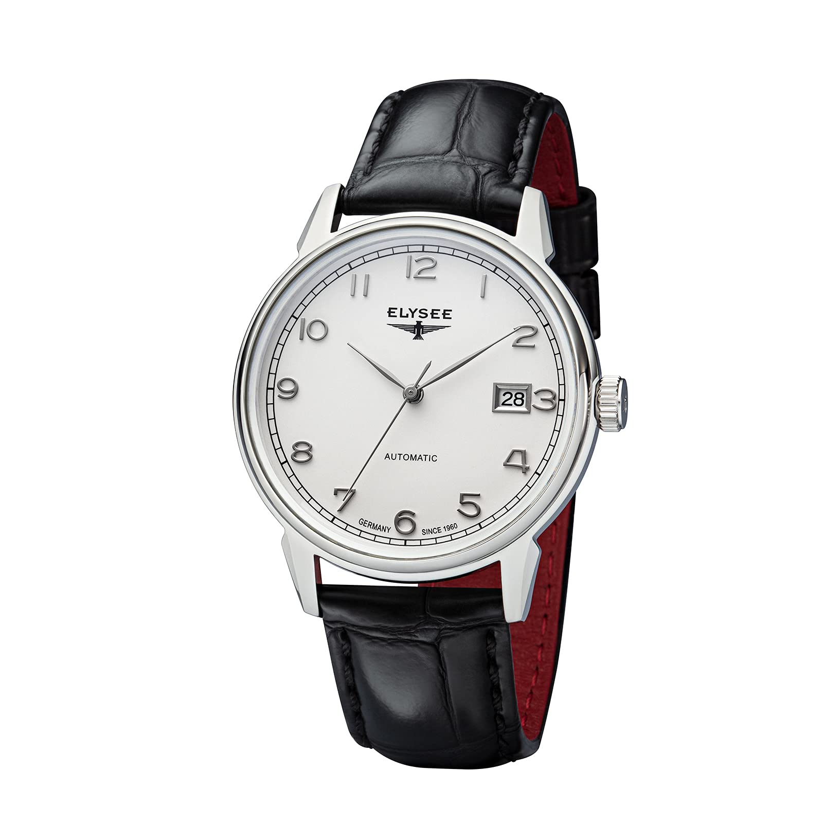 Elysee Automatik Herrenuhr Vintage Master Automatic mit saphirbeschichtetem Mineralglas