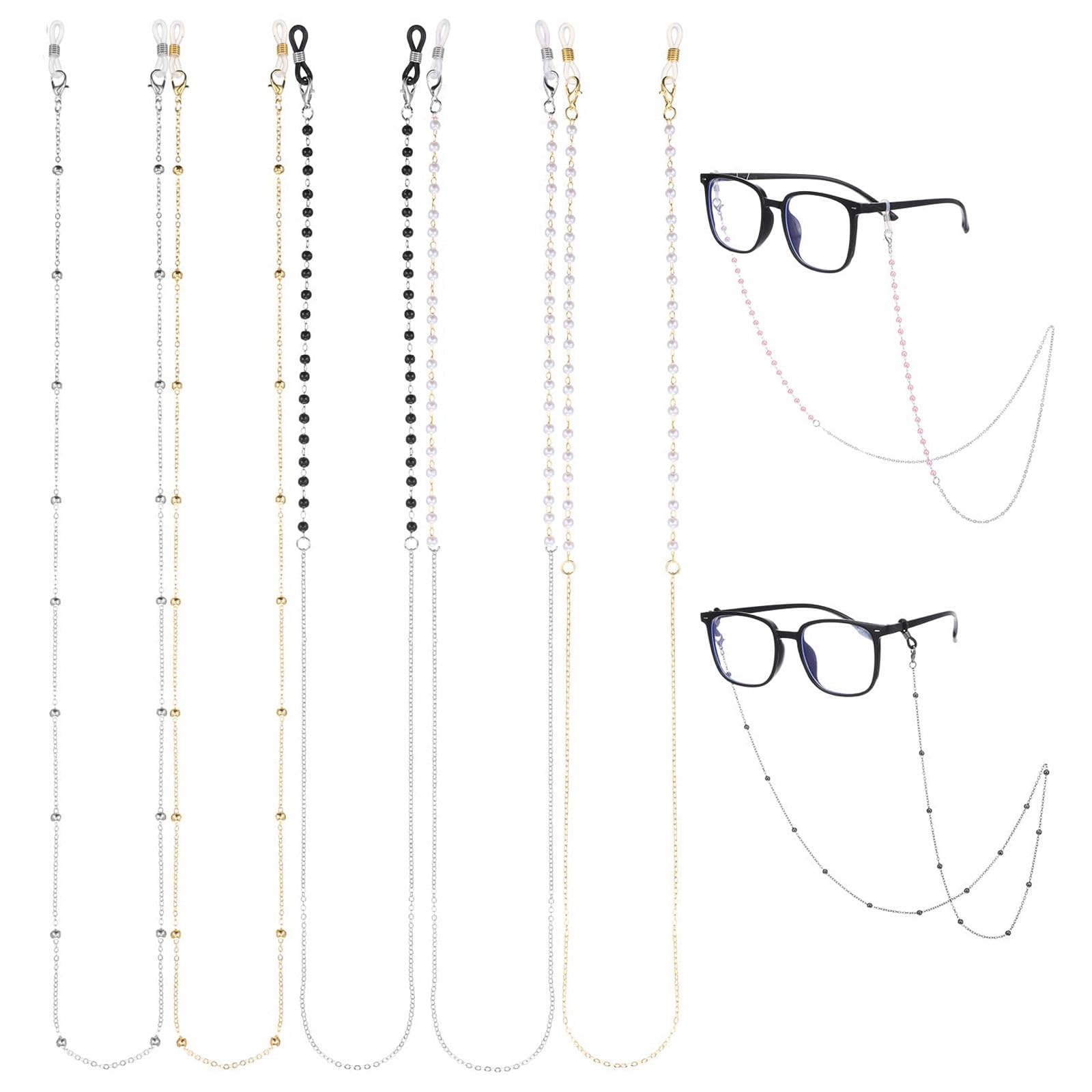 5PCS Specs Holder Strap, Spectacle Chain for Women, Spectacle Chain, Specs Chain, Specs Holder Strap for Use and Fashion Need-image-14