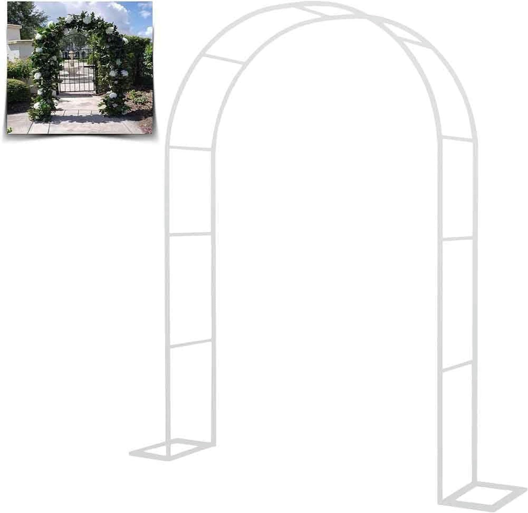 Arc pour plantes métalliques haut de gamme pour sublimer votre rosal trepador