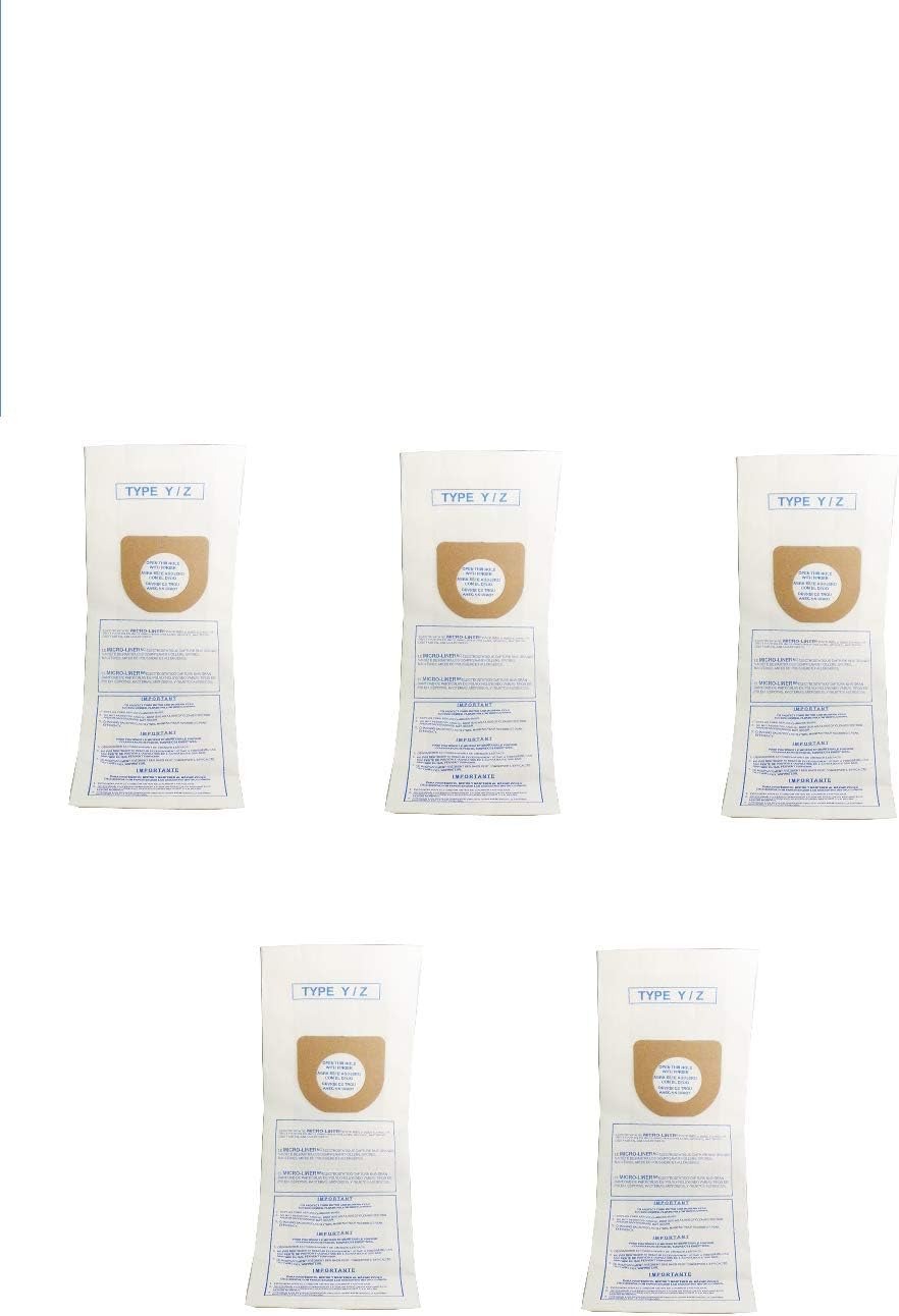 DVC Products Replacement for Hoover Style Y/Z for WindTunnel Upright Micro-Lined Vacuum Bags. Case of 100