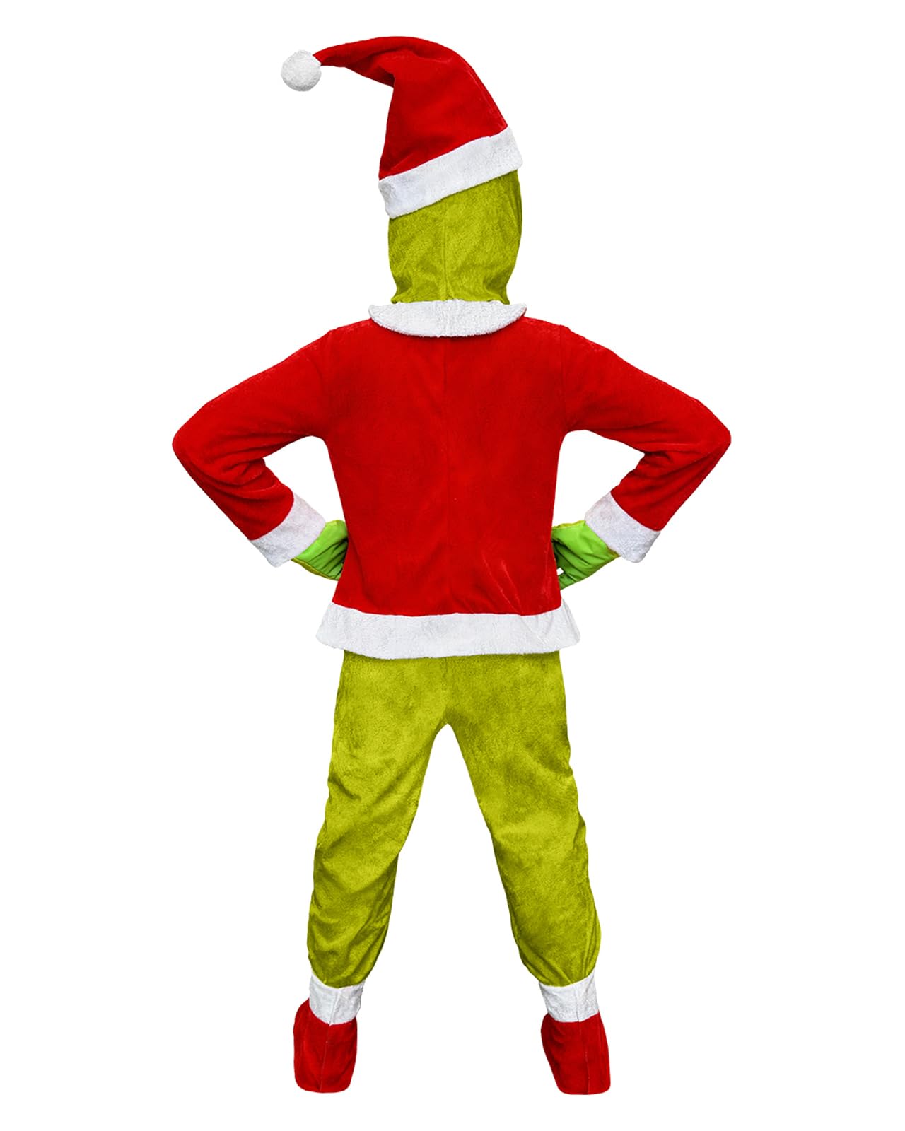 Funidelia Déguisement du Grinch pour fille et garçon, Licence Officielle, Le Grinch, Films et Cinéma - Costume pour enfant pour les fêtes, le Carnaval et Halloween