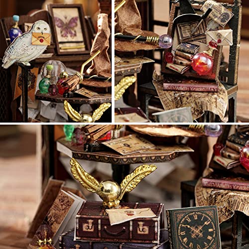 TOPBSFARNY 3d Stereoscopic Miniature Dollhouse Kit Assembling Toys DIY Model Wooden Furniture for Valentine's Day Creative Gifts (Time Magic) - Image 4
