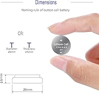 Vista 2 de Batería de litio CR2325 de 3 V (paquete de 10)