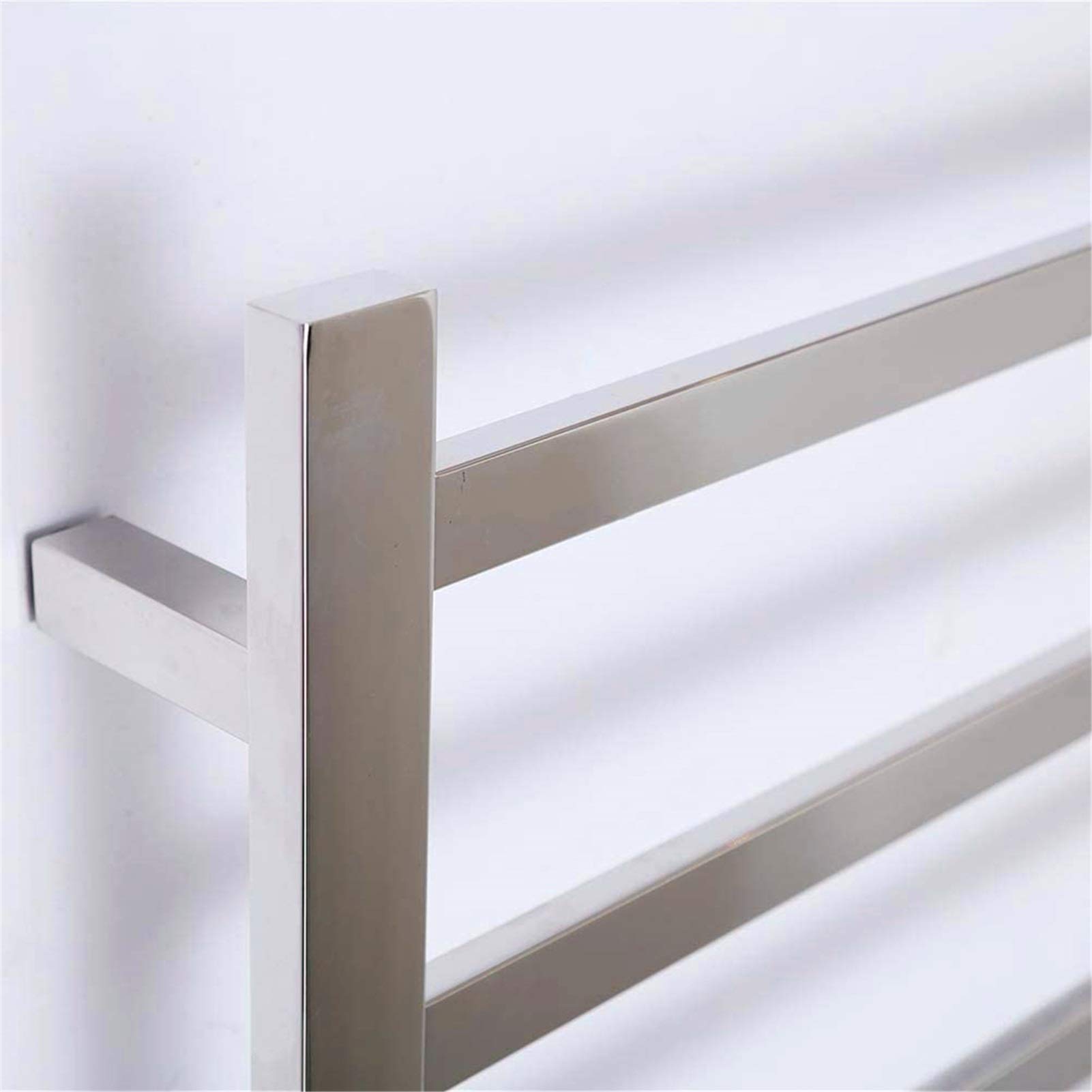 Calentador de Toallas de Pared para baño, toallero eléctrico Plano y Recto, Calentador de Toallas de Acero Inoxidable, radiador de Pared para baño, 1100 × 600 mm, 80 W