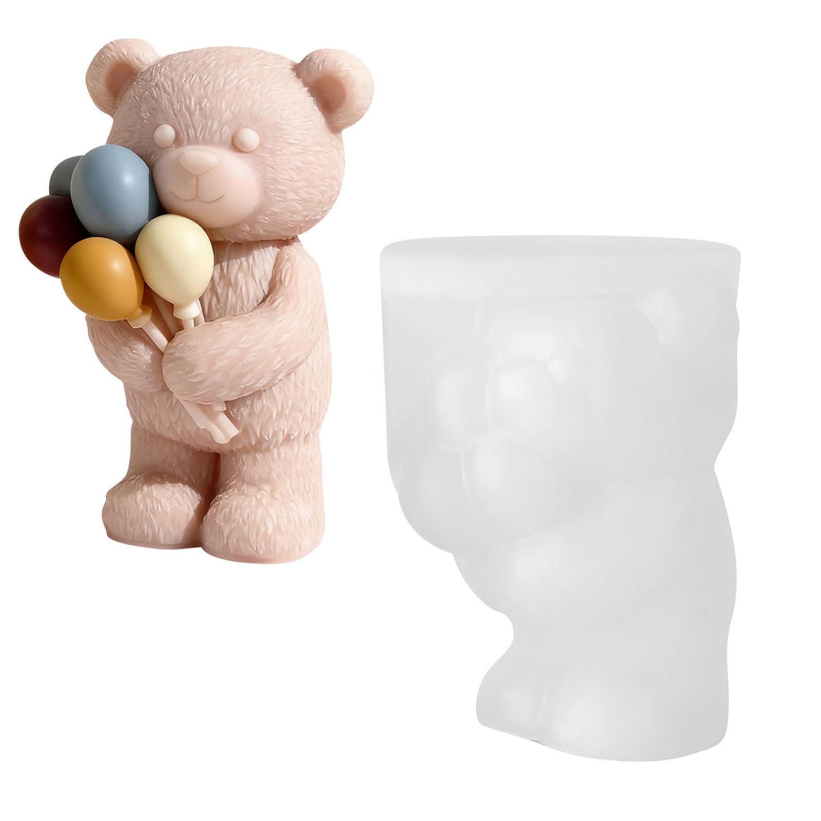 APGLSXY Heat Silicone Balloon Bear Shape for, Sturdy Flexible Crafting Tool Projects Food Silicone