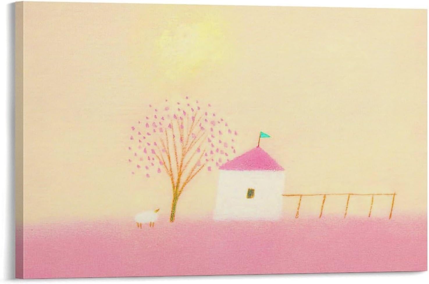 油絵 絵画 【白樺の花畑 】 白樺の木 油絵 オリジナル アート 油畫原作