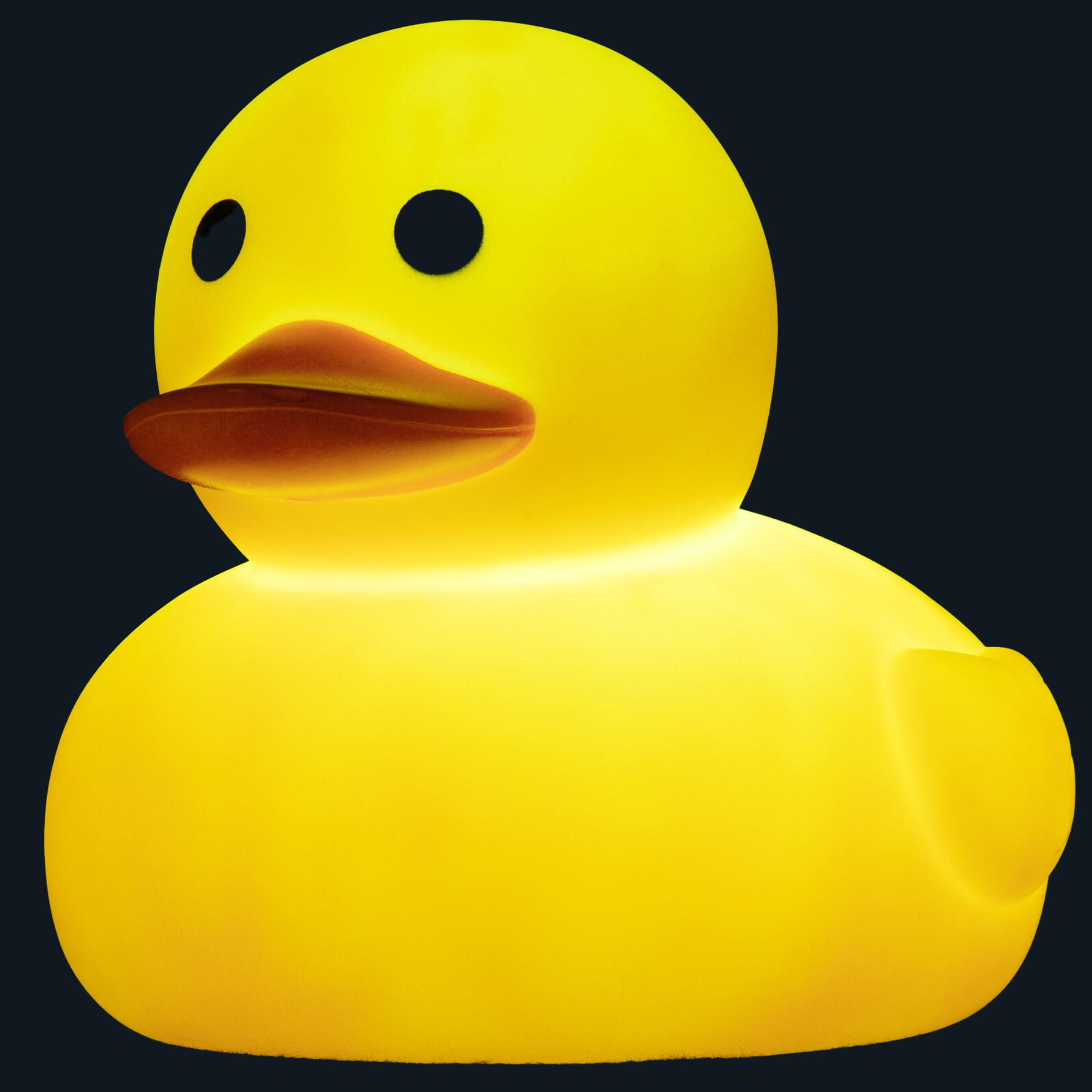 Jumbo Glow in The Dark, Color-Morphing Rubber Duck That's More Than Just a Bath Toy, It's a Pool Party Favor, Home Decor and Toddler's Best Quacker