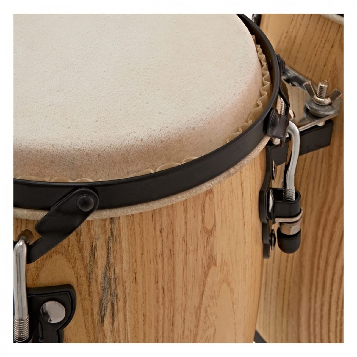 Mini Conga Drums Set Trommel mit Ständer von Gear4music 9" + 10"