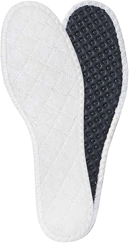 Plantillas de invierno de lana con capa aislante de aluminio y carbón activado para botas y zapatos, plantilla de repuesto para hombre y mujer,