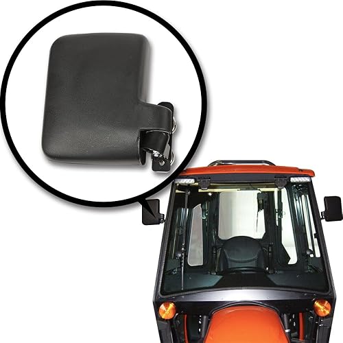 Miniatura 4 de ALLGOOD 1 par de espejos laterales magnéticos universales de 220 libras, espejo de tractor con imán nominal compatible con cortacésped de