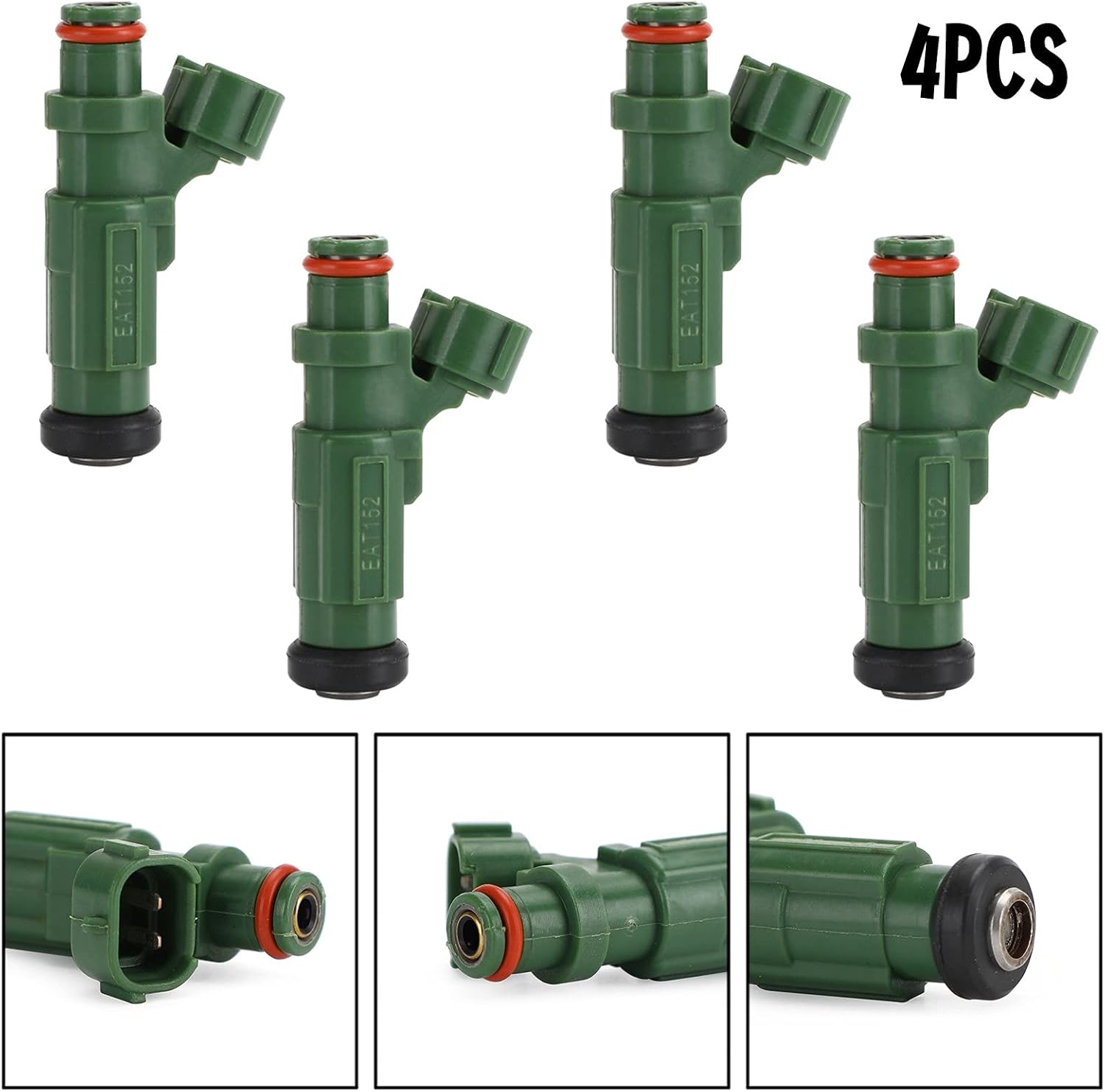 4pcs Fuel Injector Set Fit for Yamaha F150 Outboard 2004-2013 63P-13761-00-00