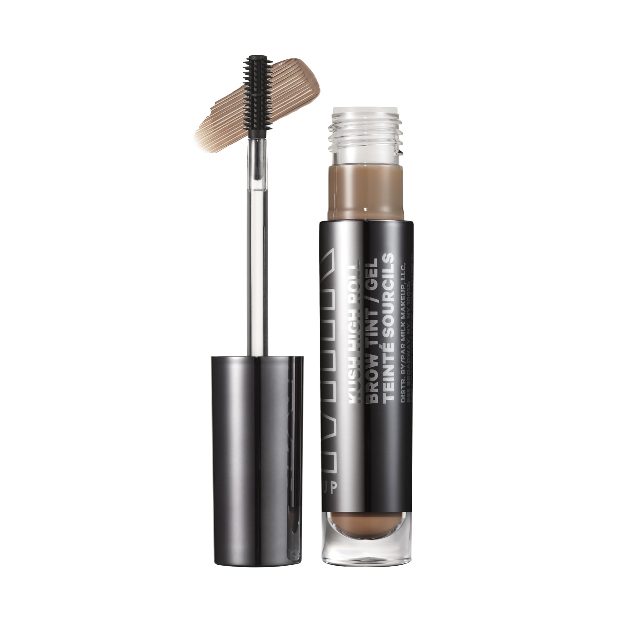 Milk Makeup KUSH High Roll Defining + Volumizing Brow Tint – Tubing Brow Gel Shapes, Volumizes + Sets Eyebrows Up to 24 Hours – Water Resistant, Smudge-Proof, Clean