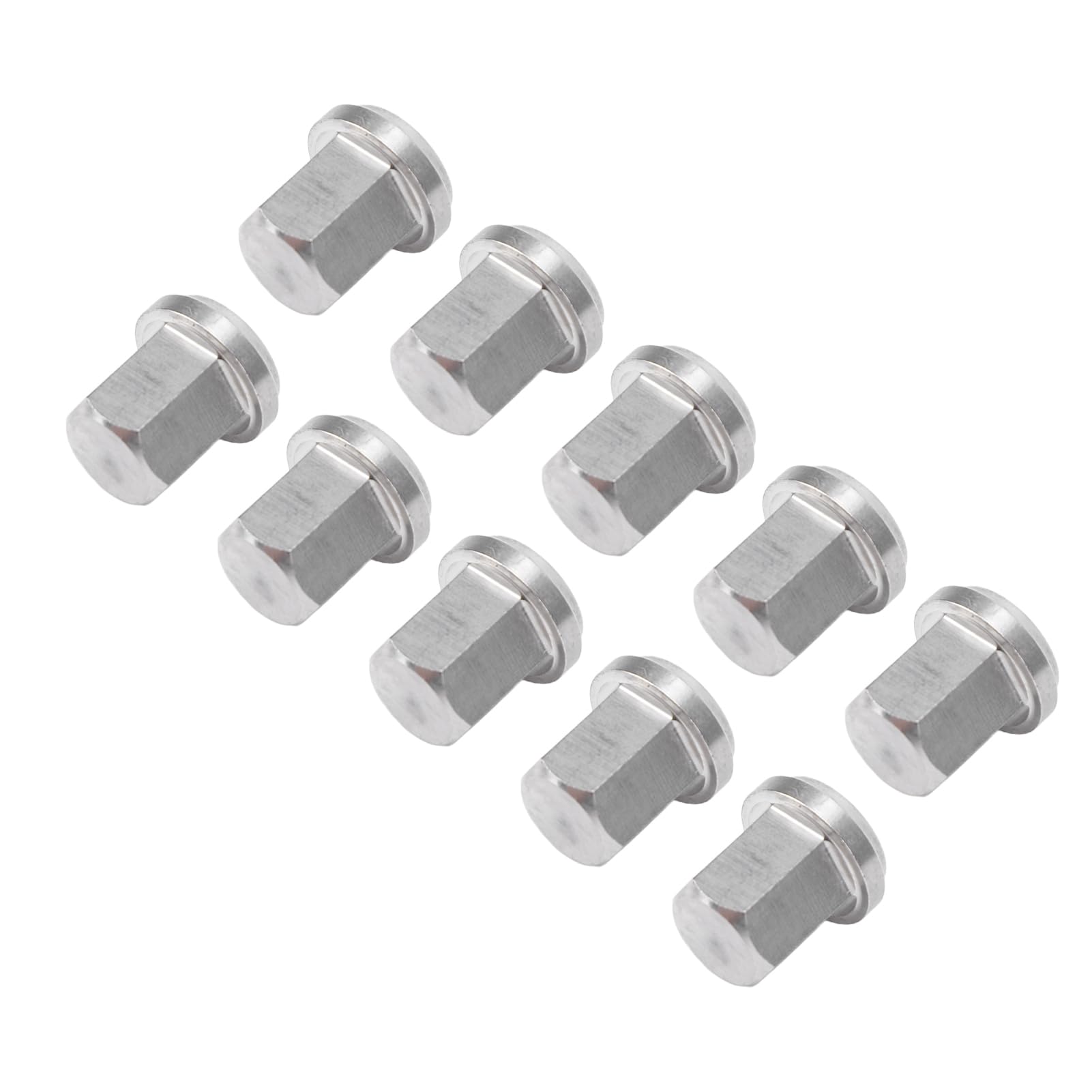Generic Stainless Steel 3/8in Battery Stud Nut for Cars Ships, Pack of 10 Secure Closed End Battery Terminal Nuts for All Group 31 Batteries — view 4