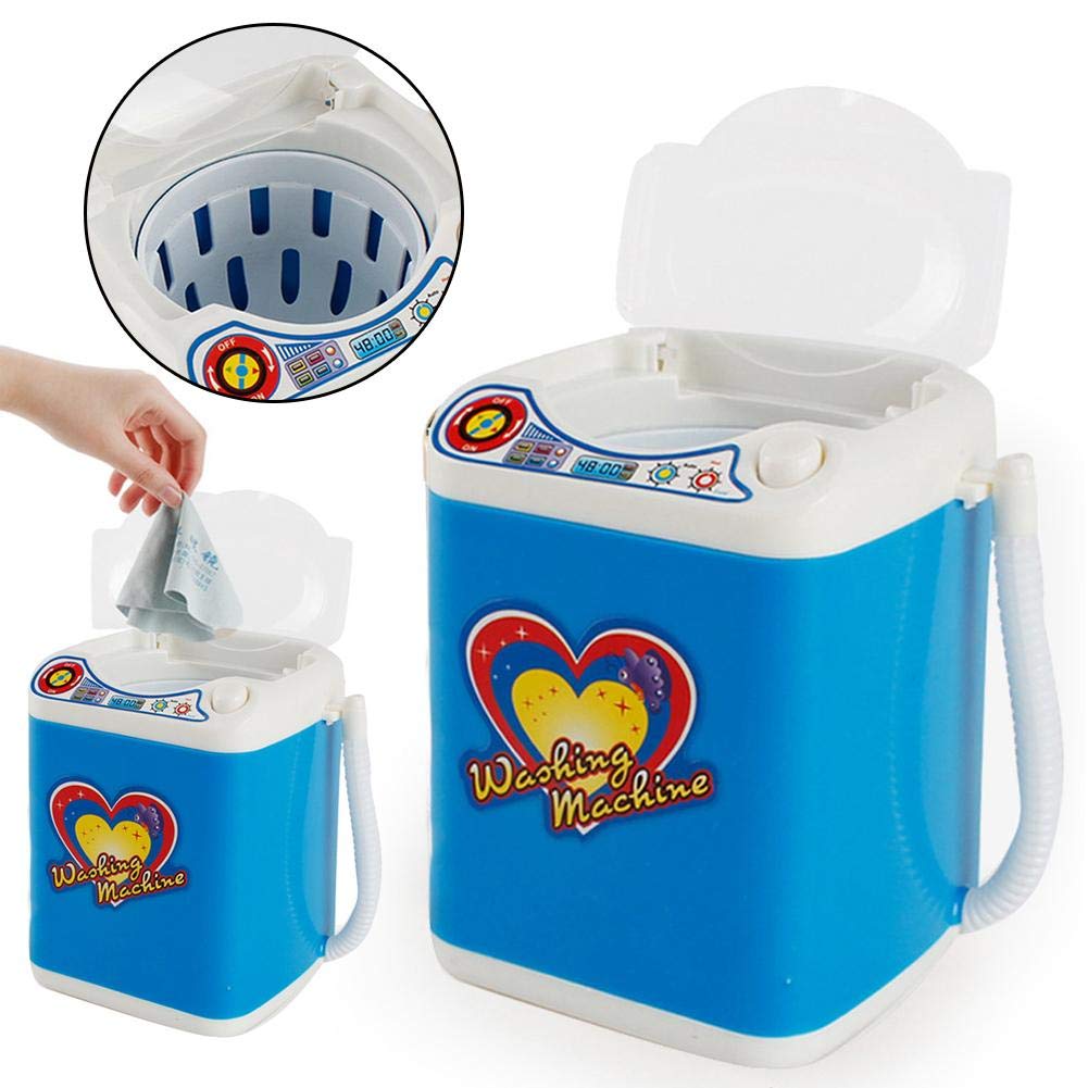 Makeup Sponge Washing Machine, Deep Clean Mini Washing Machine for Makeup Sponge, Powder Puffs (Blue)