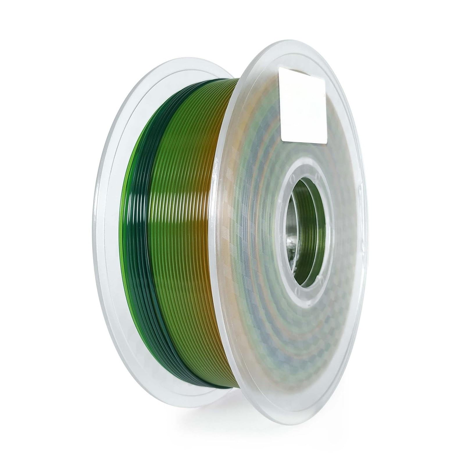 Filamento transparente de la impresión del PLA 3D iris 1kg for las plumas filamento de impresión 3D(Yellow-Green-Blue)