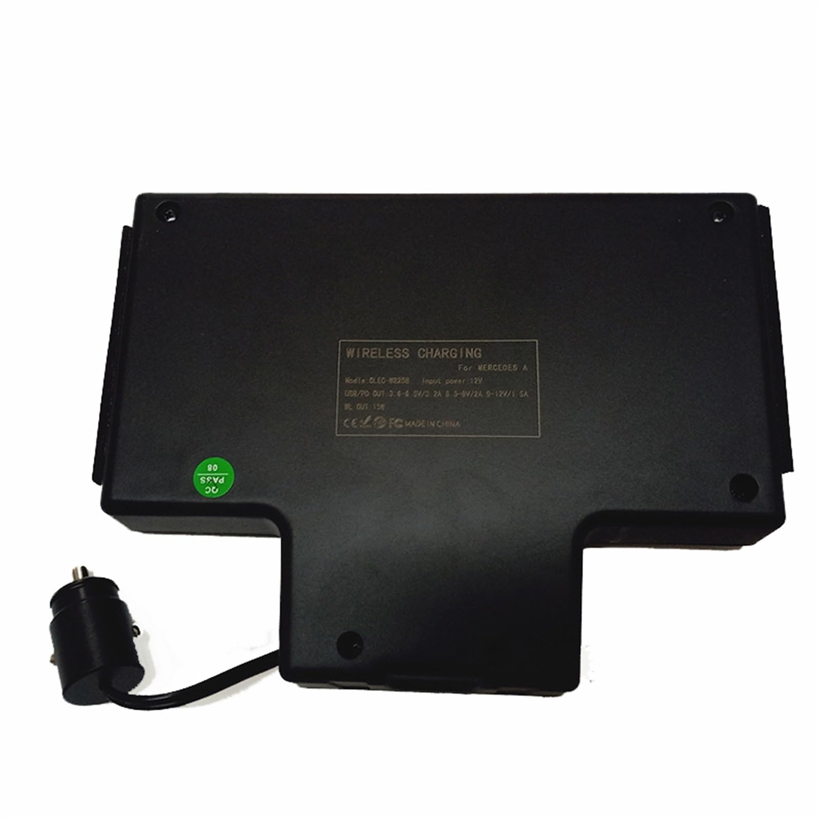 Ładowarka bezprzewodowa, do Mercedes-Benz, Klasa AB W177 W247 GLB X247 CLA GLA Uchwyt do ładowania telefonu PD Interfejs USB C Szybkie ładowanie Podkładka ładująca bezprzewodowa