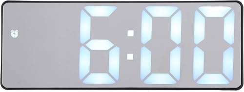 Miniatura 3 de Reloj digital, funcionamiento silencioso duradero, reloj de escritorio compacto y simple, activado por voz, dormitorio de regalo para oficina y hogar