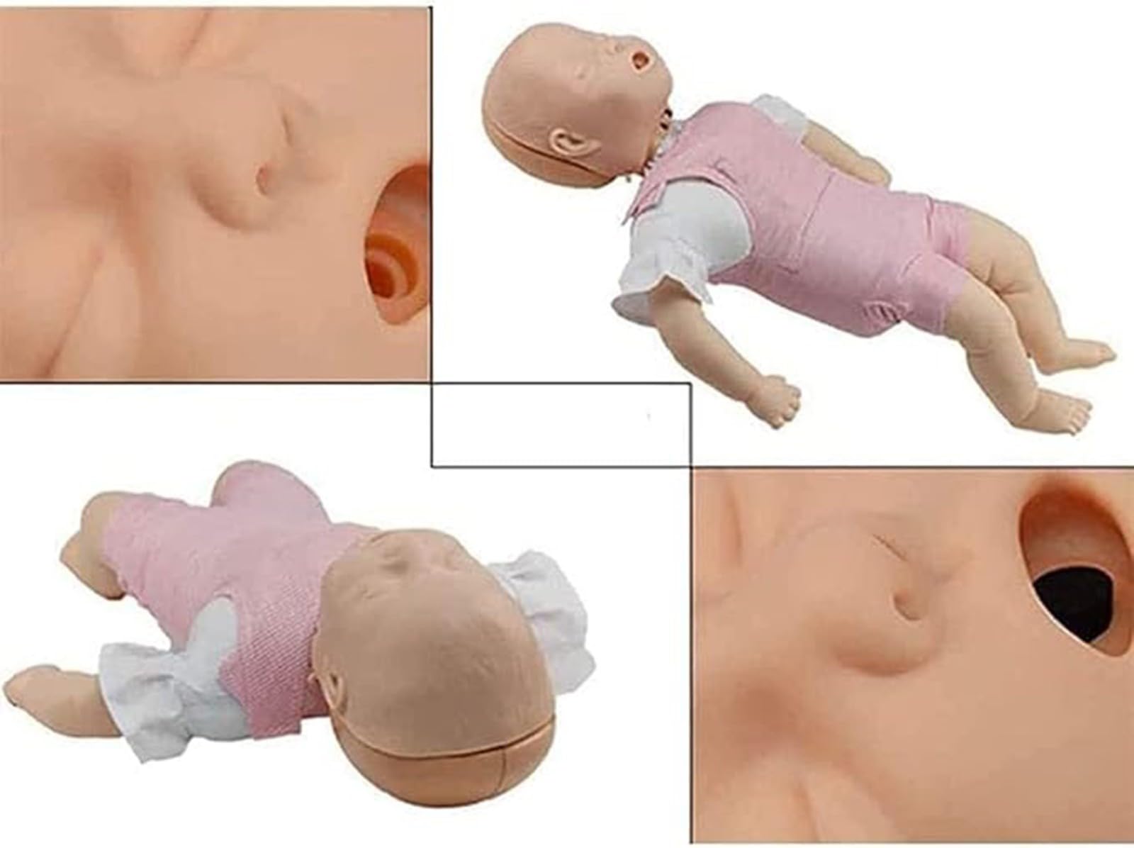 Kleinkind CPR Männchen Babys Atemwege Obstruktion Training Manikin Reanimationspuppe Erste Hilfe Zum Medizinisch Wissenschaft Lehrmittel A