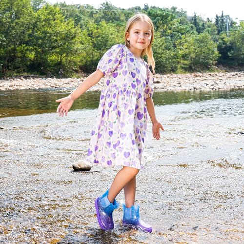 Image of Motasha Chelsea Rain Boots for Girls Boys Waterproof Toddler to Big Kids