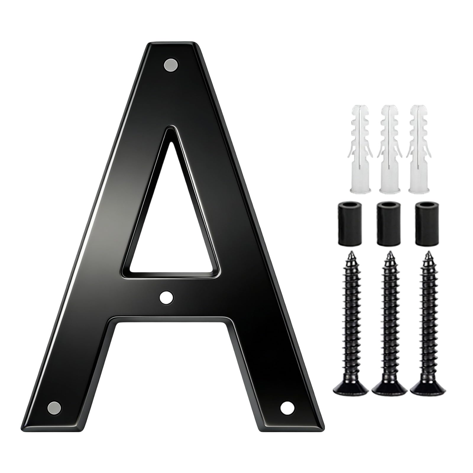 Uikios A Modern Door Plate Numbers Ddress Sign Crylic Floating House Plate Sign For Home Mailbox Hotel Ddress Crylic Floating House For Outside