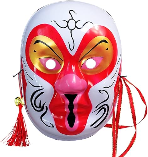 Miniatura 6 de DIKIMO Máscara de la ópera de Beijing, máscara de cosplay, disfraz de Halloween, accesorios para fiestas