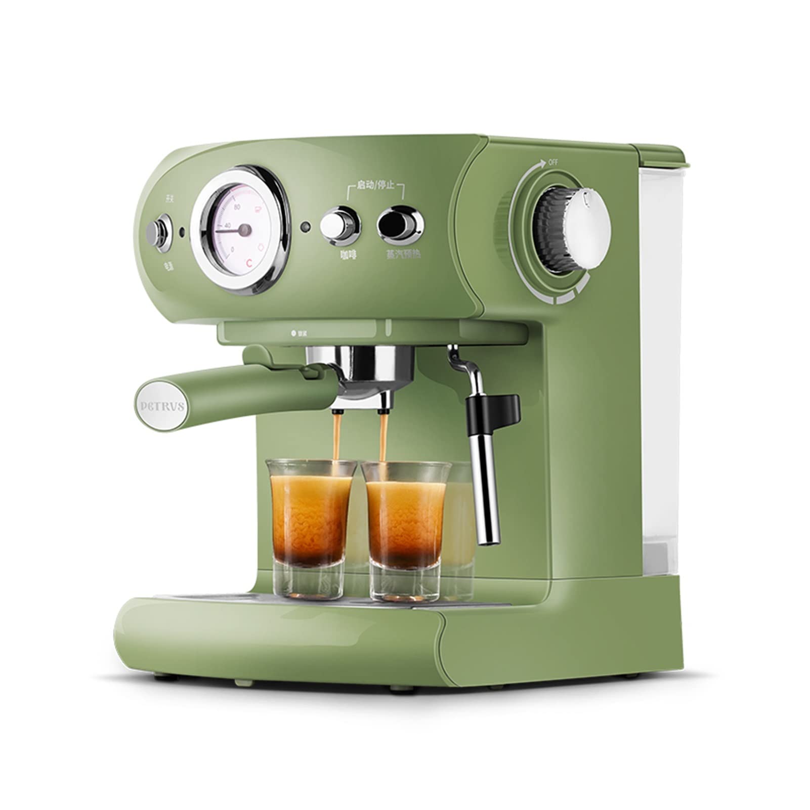 Włoski typ kawy espresso Makermachine z różdżką kruszakiem mleka dla espresso cappuccino latte i mokha Przybory kuchenne