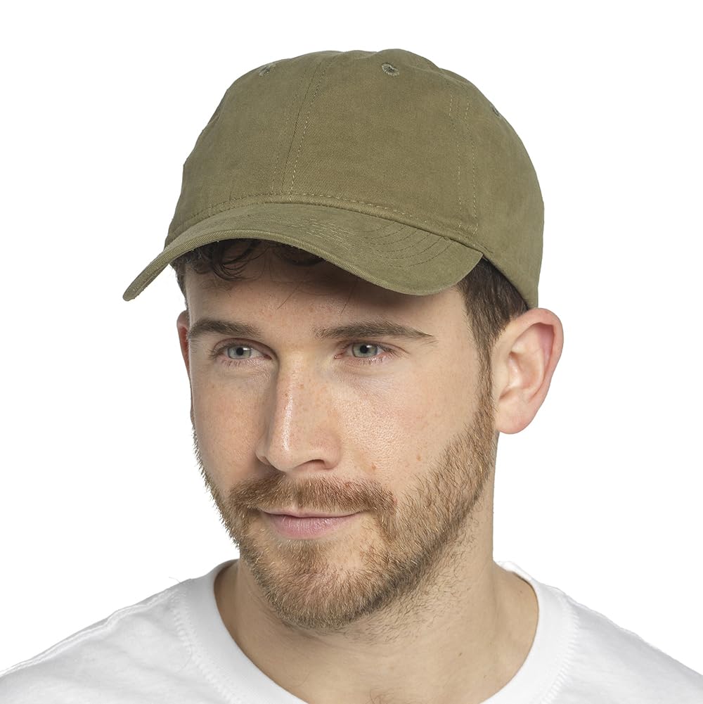 Undercover Unisex Stonewash Olive Adults Baseball Cap Gl806a