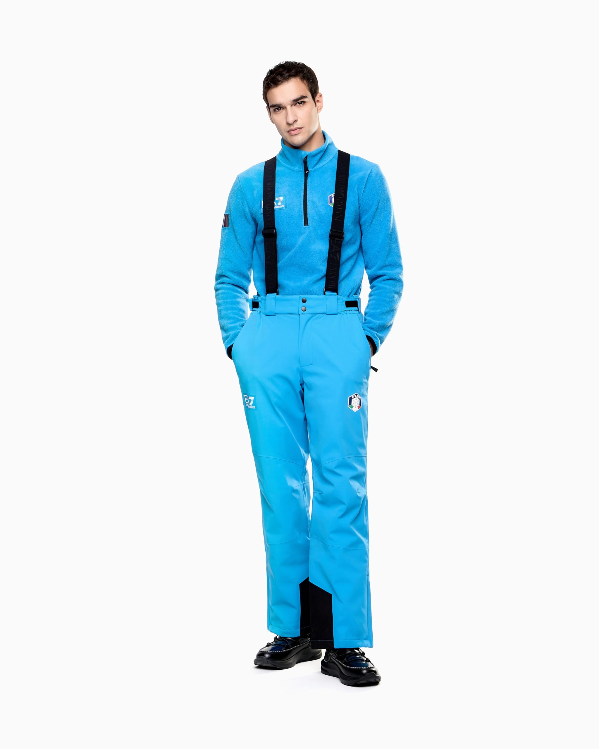 Emporio Armani EA7 Pantaloni da Sci Collezione Fisi in Tessuto Tecnico PROTECTUM7 ed Imbottitura in STRATUM7, 7M002633
