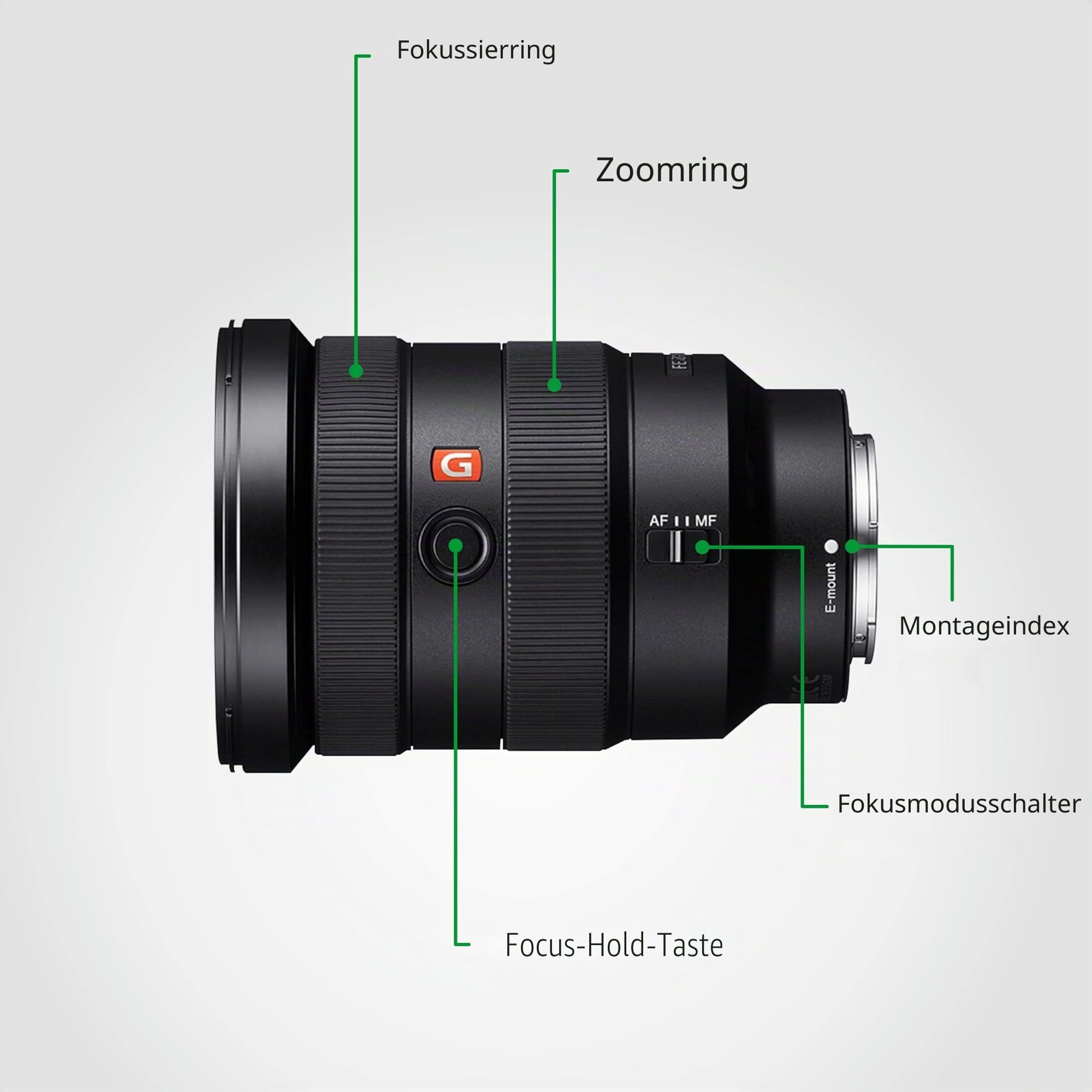 Sony SEL1635GM – 16-35mm F2.8 G Master Weitwinkel-Zoom für Vollformat & APS-C (leistungsstark, E-Mount, ideal für Landschaft, Events & Video, kompatibel mit A7-Serie, ZV-E10, A6400, A6700)