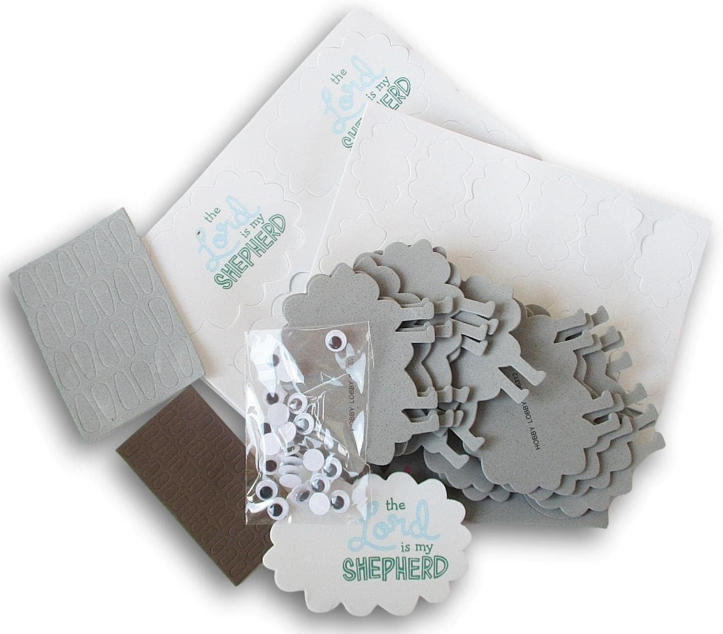 The Lord is My Shepherd Lamb Craft Kit for Easter - Makes 12