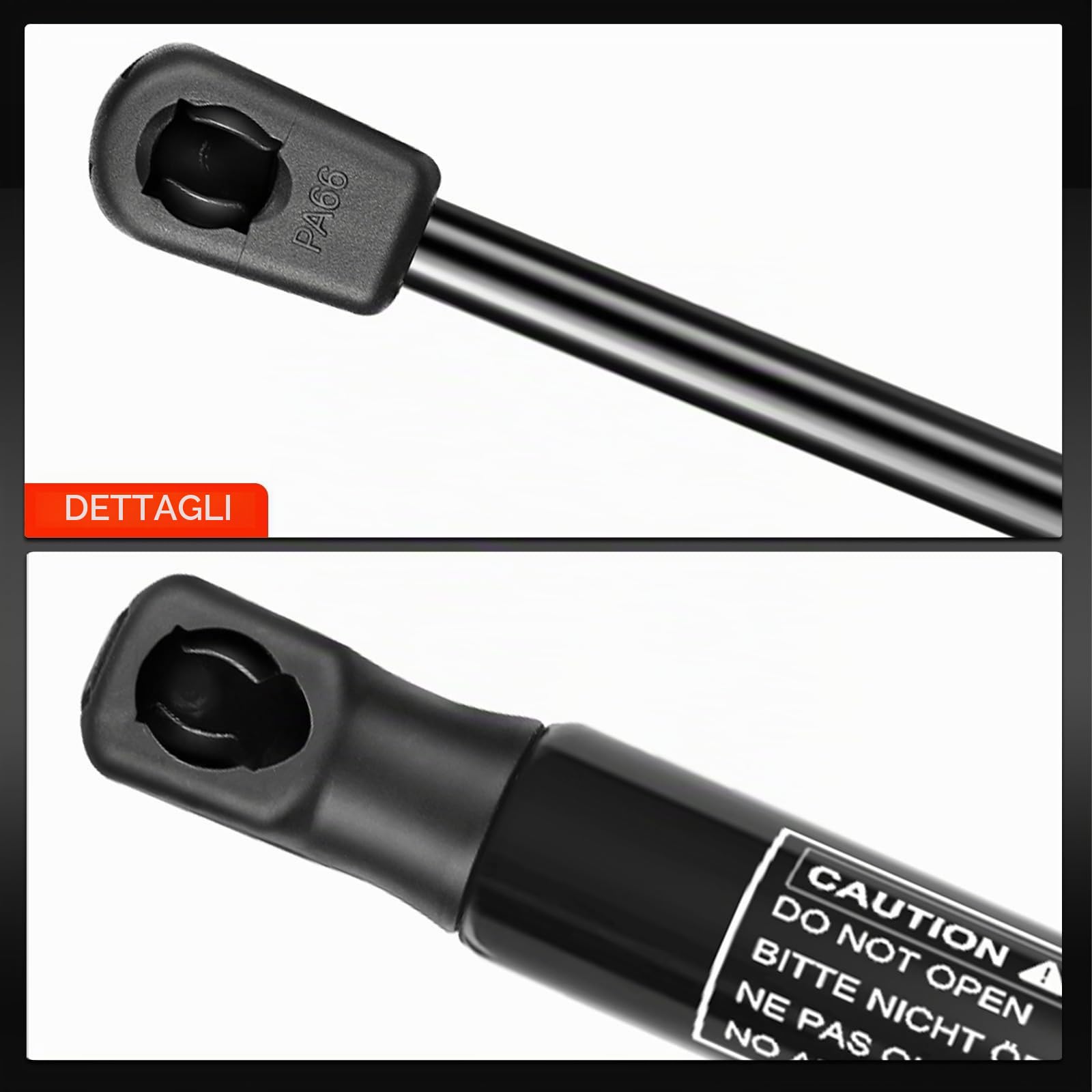 Frankberg 2x Molle a gas Portellone posteriore Compatibile con A4 Avant 8ED B7 All Motori Station Wagon 2004-2008 Replace# 8E9827552K