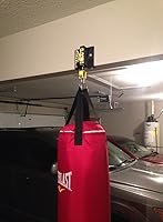 Vista 4 de PRO Mountings - Rafter Heavy Bag Hanger for 120 lb Heavy Bags and Punching Bags Easy Installation Directly into Wooden Rafters or Drywall Noise