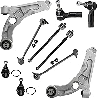 Vista 161 de Detroit Axle - Kit de suspensión delantera RWD de 10 piezas para Chevy GMC Silverado Sierra 1500 1999-2006, 2 brazos de control superior, 2 rótulas