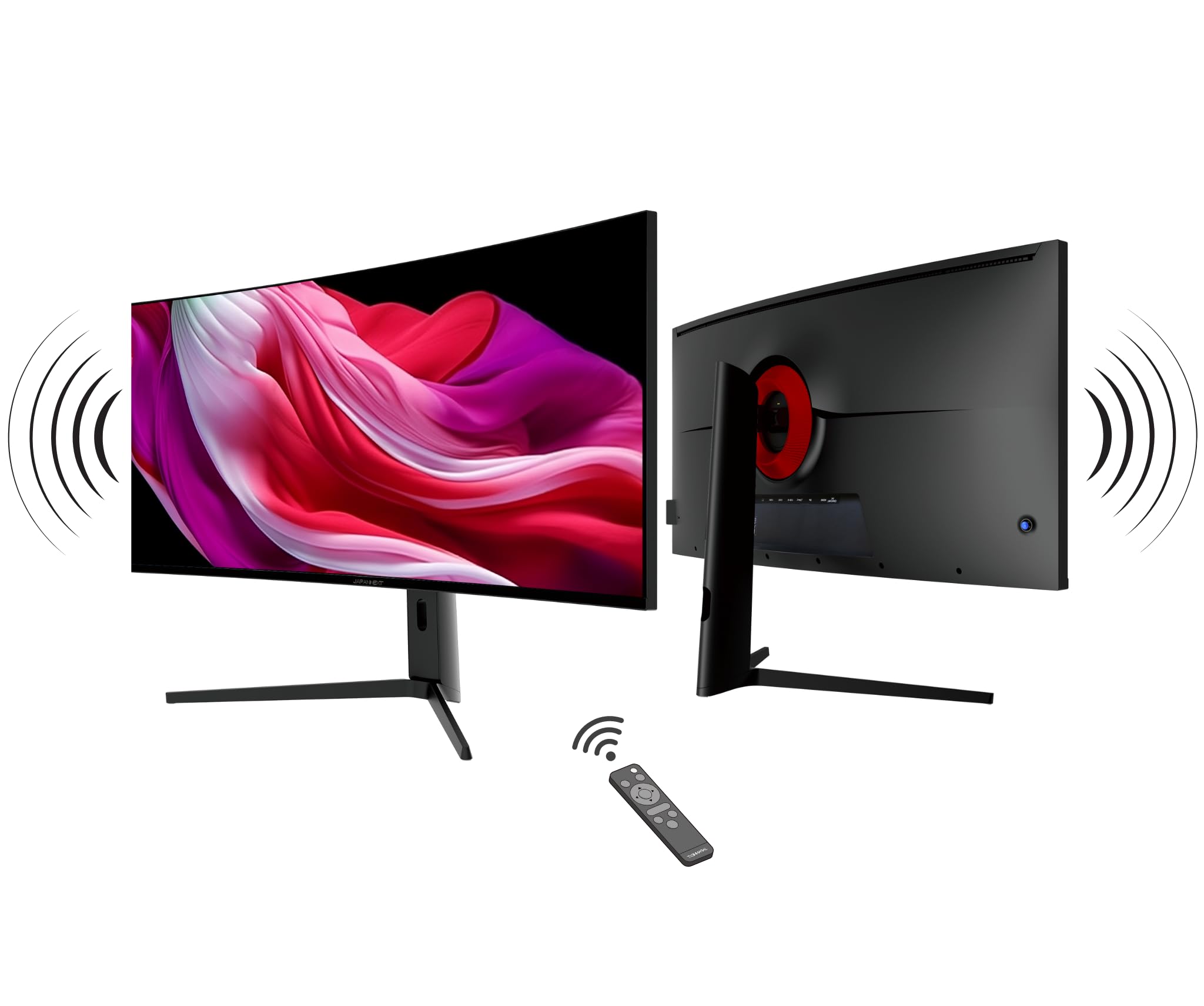 JAPANNEXT 39.7インチ LED モニター JN-5X40 JAPANNEXT 39.7インチ曲面（R2500） 5K2K解像度（5120x2160