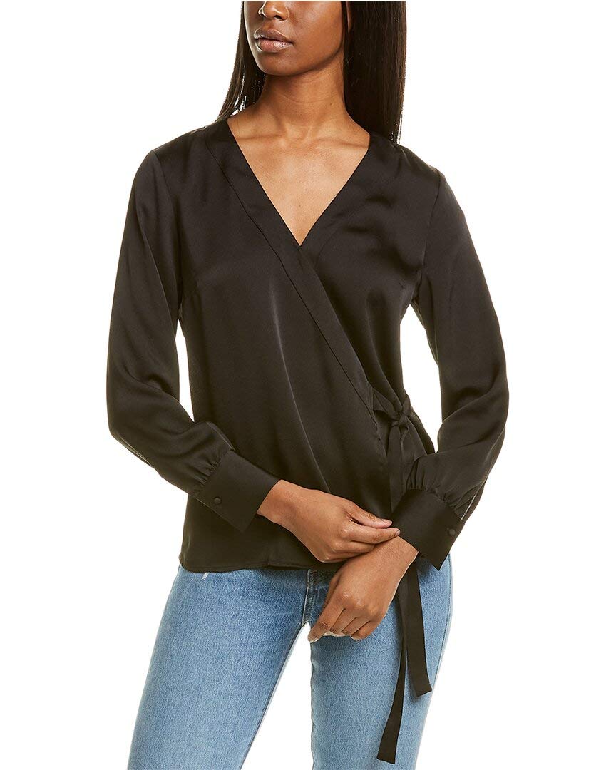 vince camuto tie neck blouse