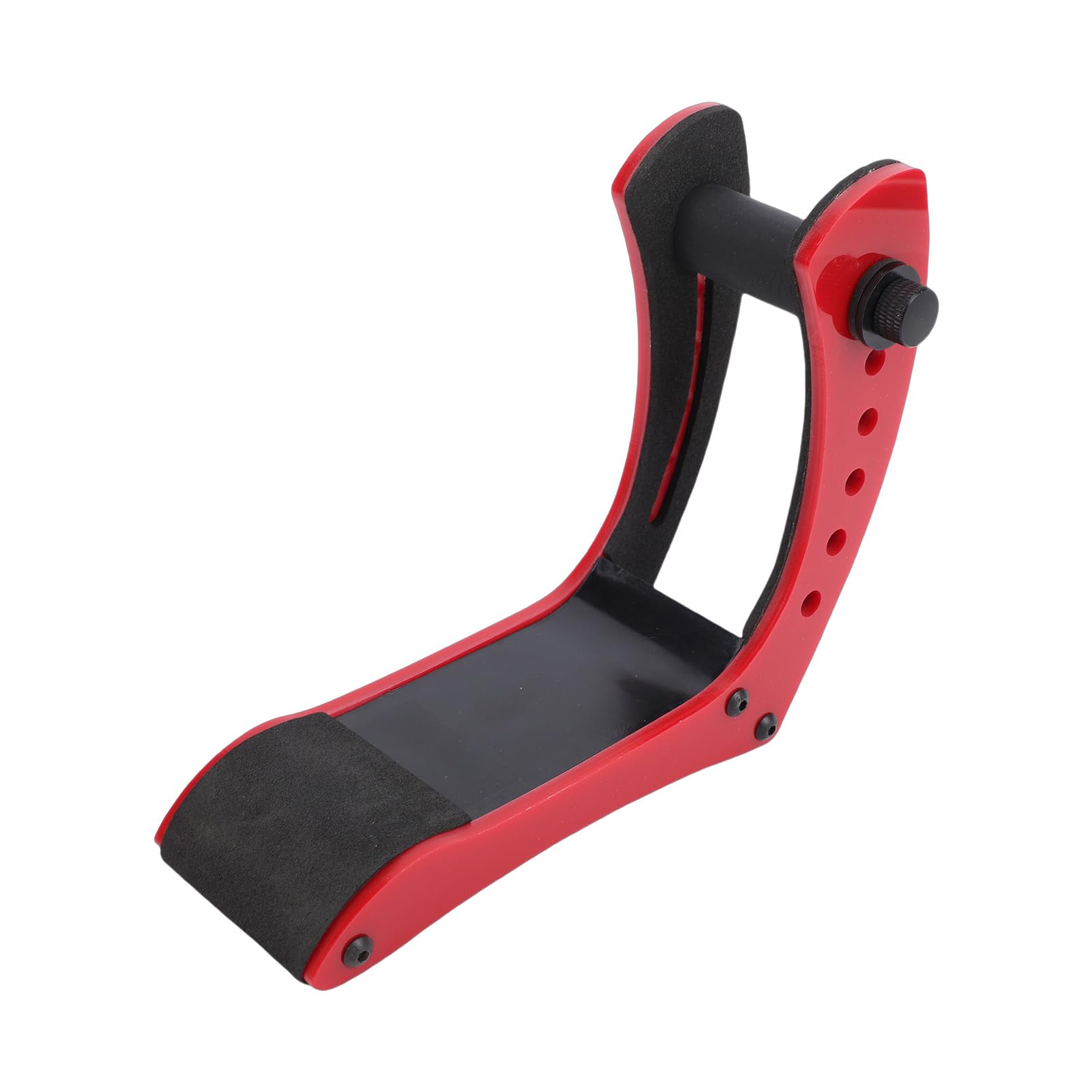 Supporto Ergonomico per Chitarra Elettrica, Gamba di Supporto per Chitarra Regolabile in Altezza e Angolazione, Rack per Sollevatore per , Ideale per Chitarre con Spessore 35-55 Mm