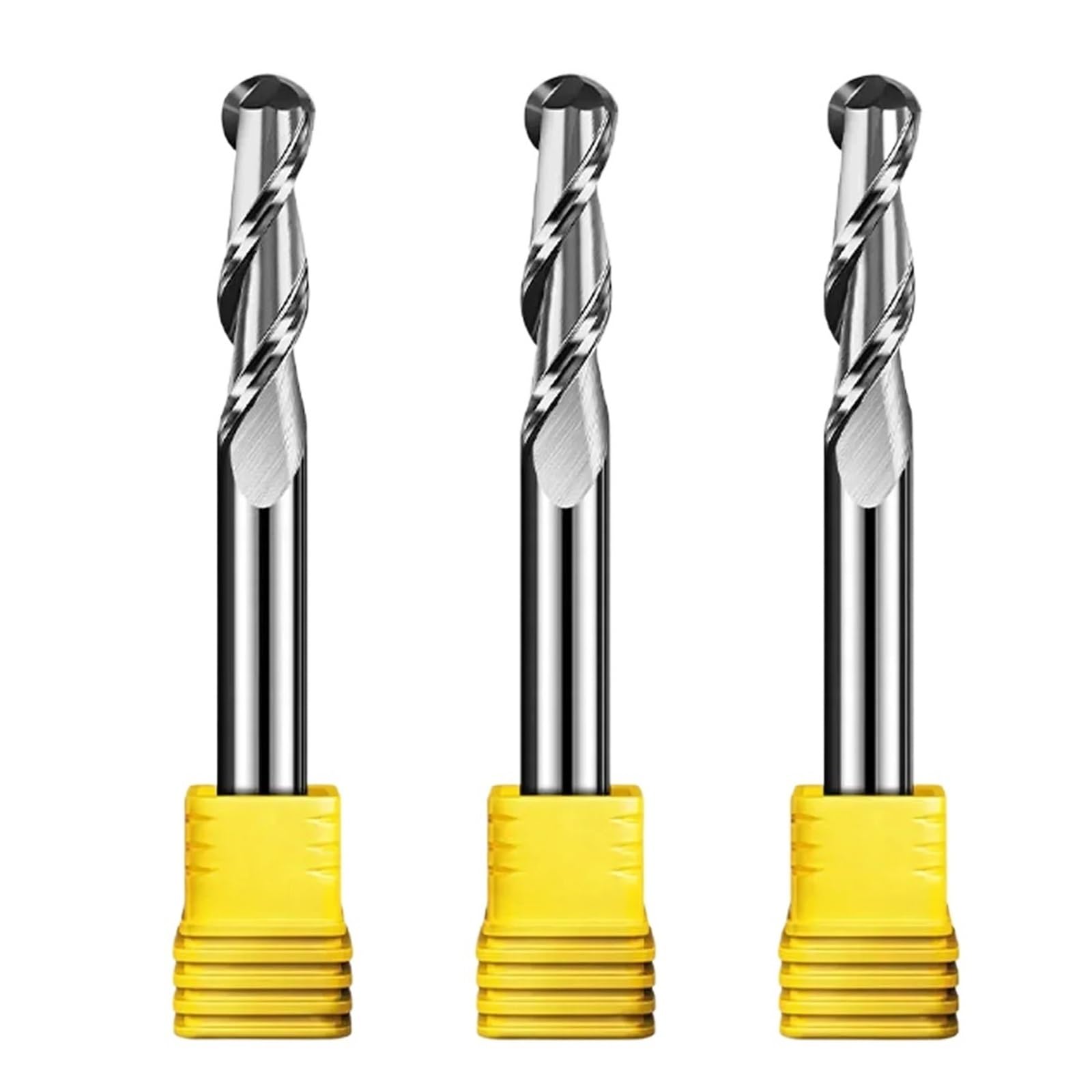 1/5 Sztuk Węglik Wolframu 2 Ostrza Frez Kulisty 3.175mm-8mm Shank CNC Narzędzie Do Drewna 3D Craving